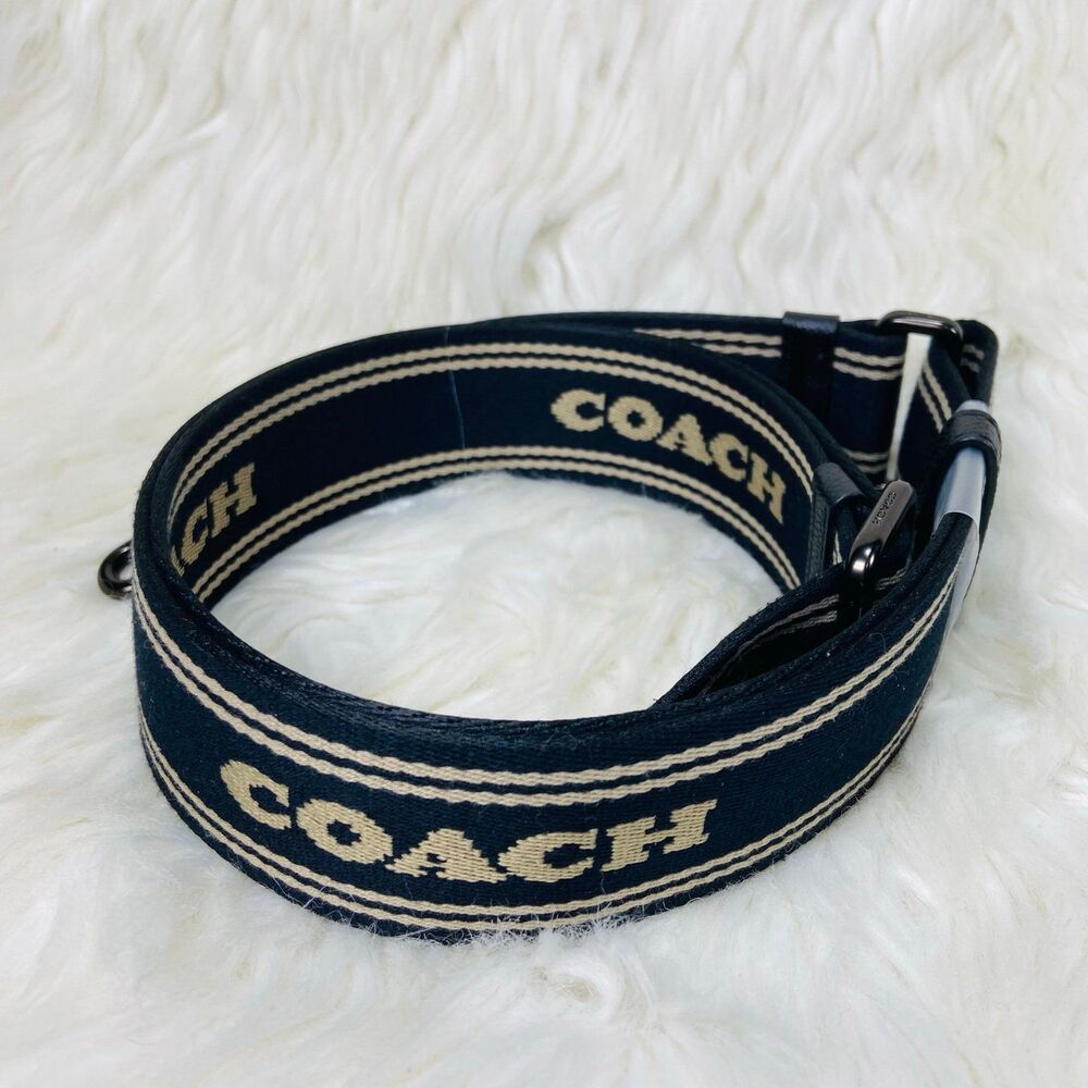 Coach Tonal Signature Webbing Strap